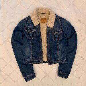 Vintage Hollister Denim Sherpa Jacket